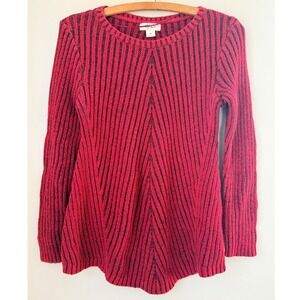 y2k Style‎ Co Knit Sweater Women Size Medium Winter Holiday Cozy Casual